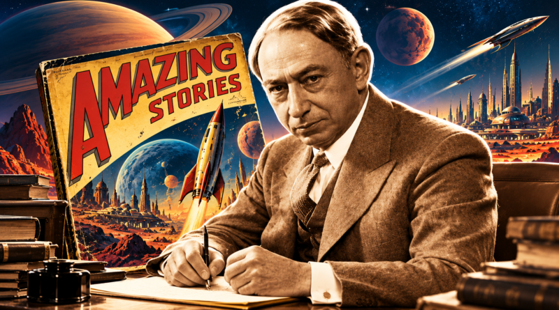 Hugo Gernsback: o “pai” do gênero ficção científica.